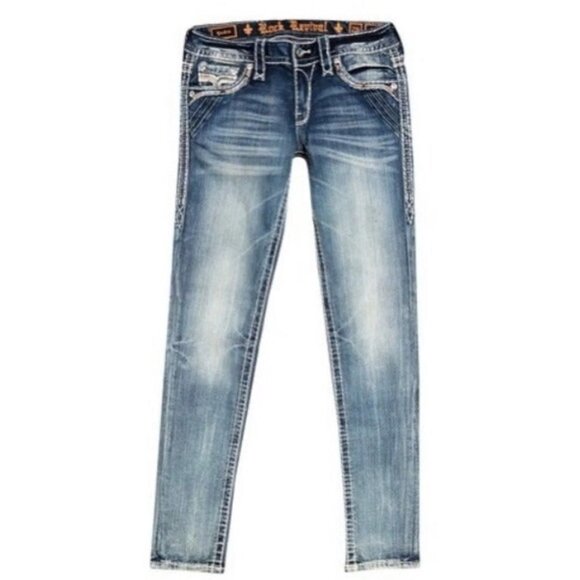 NWT Women’s Rock Revival YADRA Jeans - Picture 2 of 9